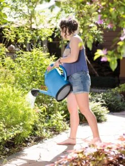 French Blue Watering Can -Garden Care Supplies 06341 1341 tif