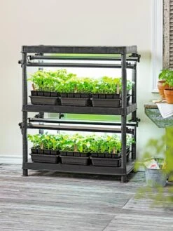 Stack-n-Grow Lights - Base Unit -Garden Care Supplies 8590139 001E Stack N Grow 2 Tier Light System tif 1