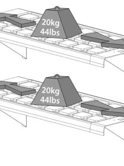 Canopia® By Palram Shelf Kit For Greenhouses, Set Of 2 Shelves -Garden Care Supplies 8591033 06V tif