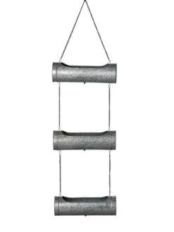 Galvanized Hanging Triple Planter -Garden Care Supplies 8595213 0005 tif