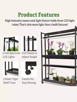 LED SunLite® High Intensity 2-Tier Garden -Garden Care Supplies 8596023 4