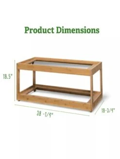 Low Bamboo LED Grow Light Garden 15 Low Bamboo LED Grow Light Garden -Garden Care Supplies 8597720 1