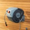 G.F. Italia Wall Mounted 100' Hose And Automatic Reel -Garden Care Supplies 8598485 10714 tif