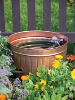 Classic Copper Hose Pot -Garden Care Supplies 8600238 0057
