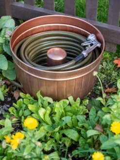 Classic Copper Hose Pot -Garden Care Supplies 8600238 0059