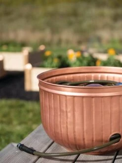 Classic Copper Hose Pot -Garden Care Supplies 8600238 0630 tif