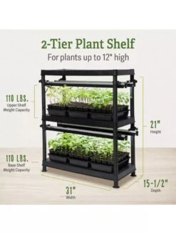 Stack-n-Grow Lights - 2-Tier System -Garden Care Supplies 8608905 1