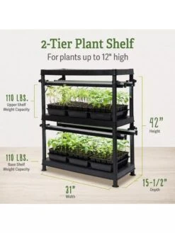 LED Stack-n-Grow Lights - 2-Tier System -Garden Care Supplies 8608906 1