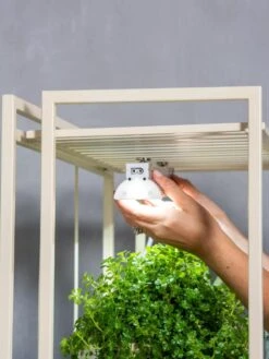 Oslo 2-Tier LED Grow Light Garden, 2 Fixtures -Garden Care Supplies 8609220 4133 tif