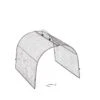 Chicken Wire Row Cloche Mid-Section, Extra Large -Garden Care Supplies 8609413 5044 tif