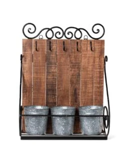 Wall Shelf With Planters -Garden Care Supplies 8609515 9310 tif