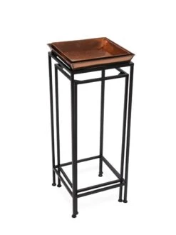 Square Nesting Plant Stands With Trays, Set Of 2 -Garden Care Supplies 8611014 001 tif
