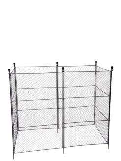Tall Chicken Wire Critter Fence With Gate -Garden Care Supplies 8611020 1264 tif
