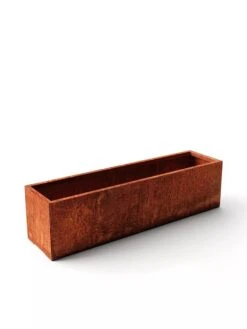 Veradek Metallic Series Corten Steel Window Box Planter, 36" -Garden Care Supplies 8611609 05V tif