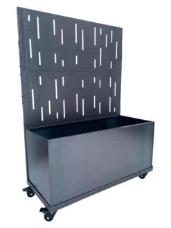 Nice Corten Trough Planters With Privacy Screen -Garden Care Supplies 8612382 01V png