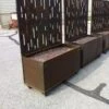 Nice Corten Trough Planters With Privacy Screen -Garden Care Supplies 8612382 02V jpg