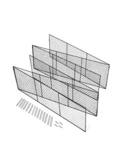 Chicken Wire Critter Fence, 16" High -Garden Care Supplies 8613249 3969