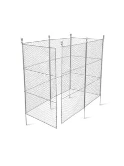 Tall Chicken Wire Critter Fence With Gate -Garden Care Supplies 8613260 6052