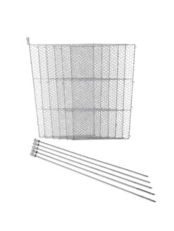 Tall Chicken Wire Critter Fence With Gate -Garden Care Supplies 8613260 6107