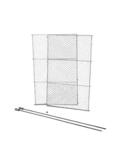 Tall Chicken Wire Critter Fence Extension Panel, Set Of 2 -Garden Care Supplies 8613262 6063 tall chicken wire critter fence extension panel set of 2 galvanized