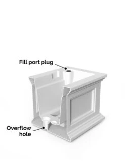 Fairfield Self-Watering Window Box, 2’ -Garden Care Supplies 8613268 04V tif