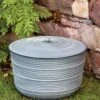 Ribbed Hose Pot With Lid -Garden Care Supplies 8613332 0025 ribbed hose pot with lid