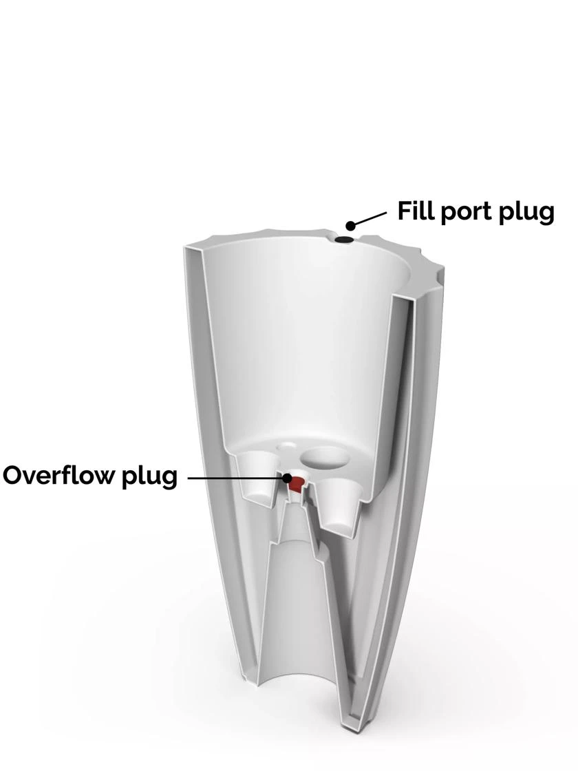 Sedona Tall Planter, 28" Height 5 Sedona Tall Planter, 28" Height - Image 3