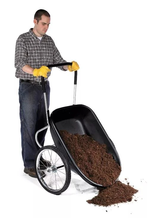 Poly-Tough Cart: A Two-Wheel Wheelbarrow 3 Poly-Tough Cart: A Two-Wheel Wheelbarrow -Garden Care Supplies GS34390 03Z tif